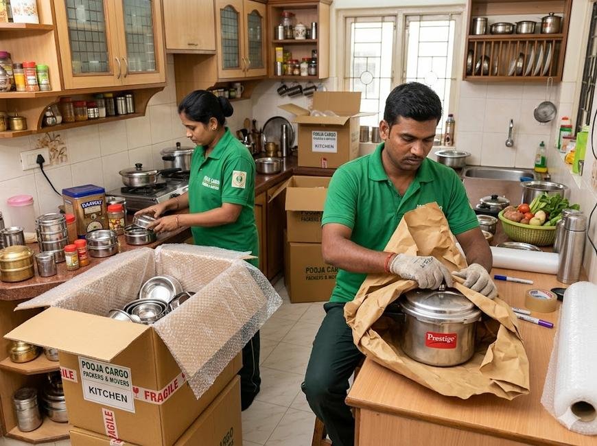 Pooja Cargo Packers and Movers professional service